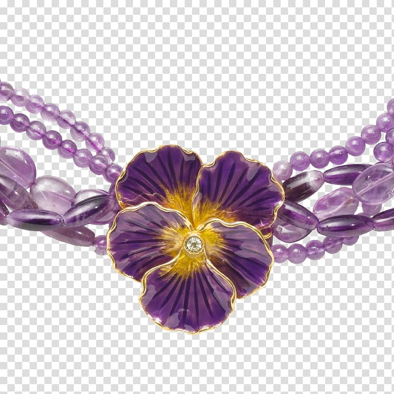 Pansy Violet Amethyst, Pansy metal jewelry transparent background PNG clipart