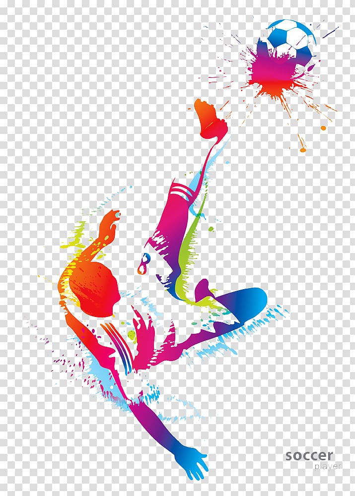 man playing soccer , Football player Sport, Shoot the ball player transparent background PNG clipart