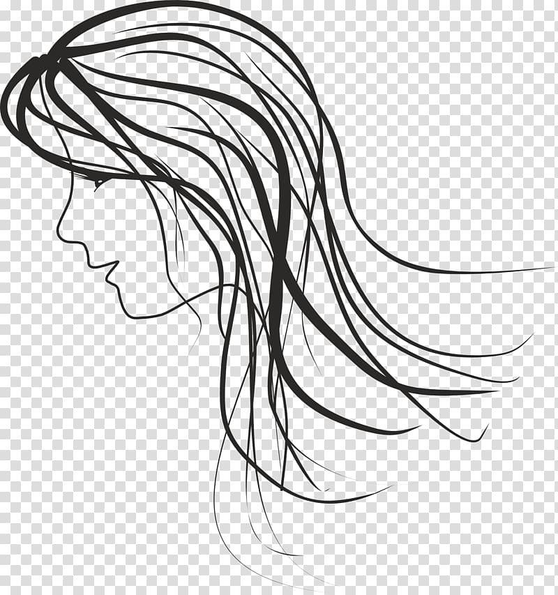 Sketch Woman, woman transparent background PNG clipart