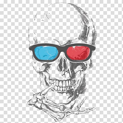 Human skull symbolism Drawing Human head, skull transparent background PNG clipart