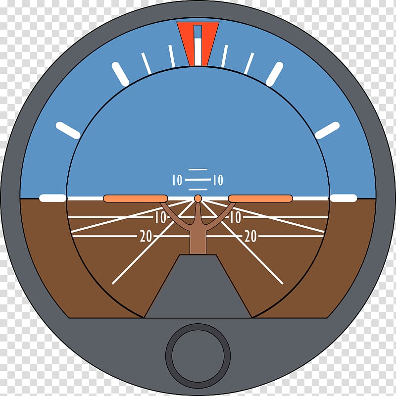 Airplane Aircraft Flight instruments Attitude indicator, airplane transparent background PNG clipart