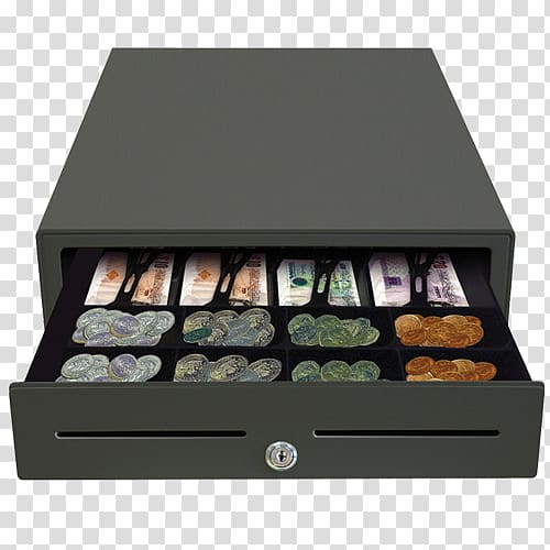 Cash register Point of sale Money Drawer Barcode Scanners, takeaway box transparent background PNG clipart