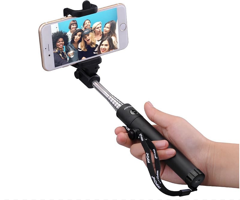 Amazon.com iPhone Selfie stick Monopod, selfie transparent background PNG clipart