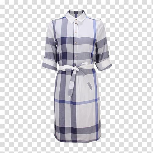 Robe Dress shirt Sleeve Tartan, Ms. Dress Shirt transparent background PNG clipart