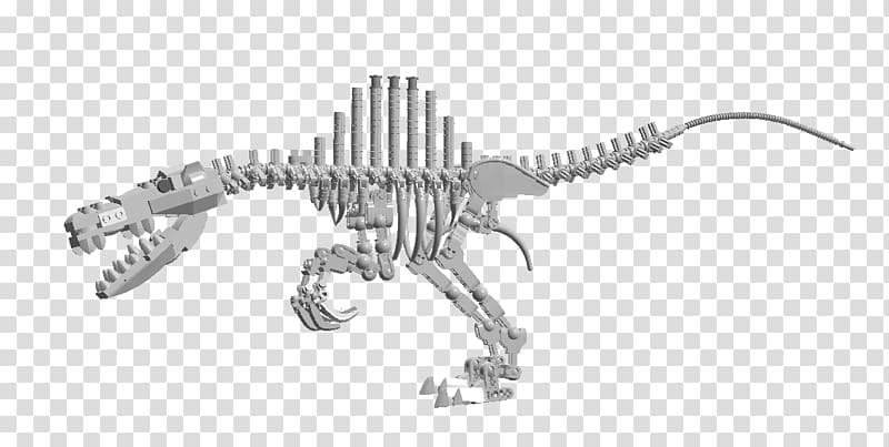 Suchomimus Baryonyx Dinosaur Lego Jurassic World Skeleton, dinosaur transparent background PNG clipart