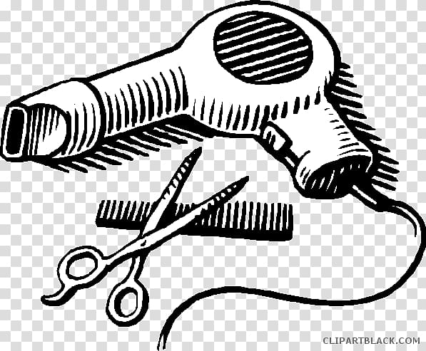 Comb Hair Dryers Hairdresser Hair-cutting shears Scissors, scissors transparent background PNG clipart