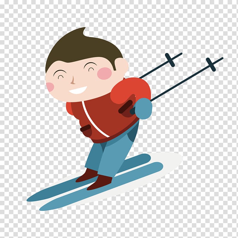 Skiing Child, skiing transparent background PNG clipart