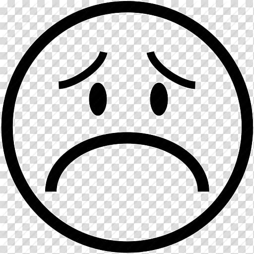 Smiley Emoticon Sadness , Sad Smiley transparent background PNG clipart