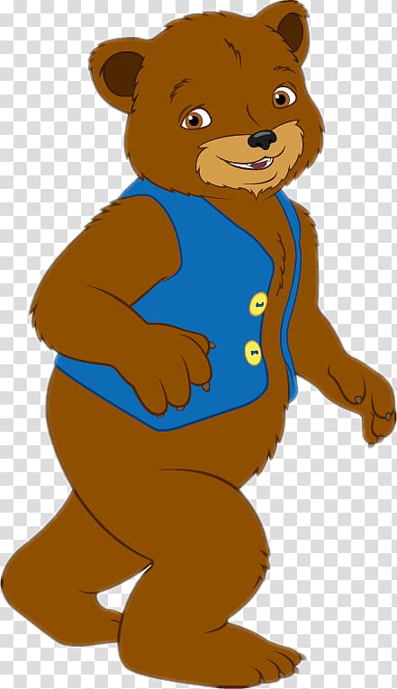 Character Cartoon Teddy bear, little Bear transparent background PNG clipart
