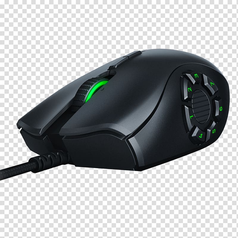 Computer mouse USB gaming mouse Optical Razer Naga Trinity Backlit Razer Inc. Dots per inch, Computer Mouse transparent background PNG clipart