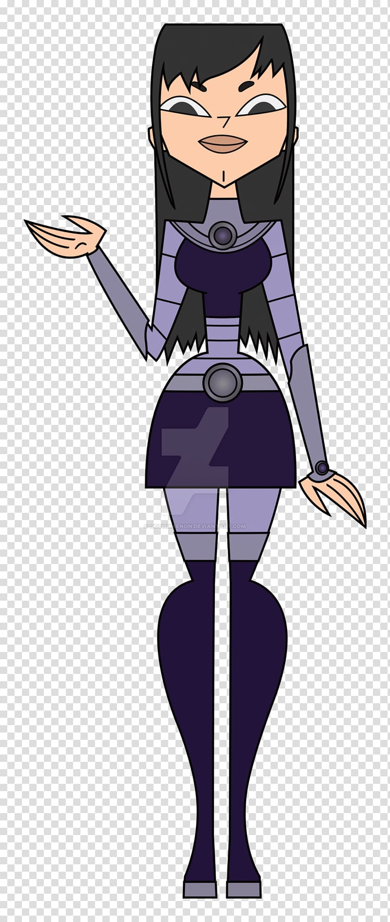 Cartoon Blackfire DC Comics Teen Titans Female, teen titans transparent background PNG clipart