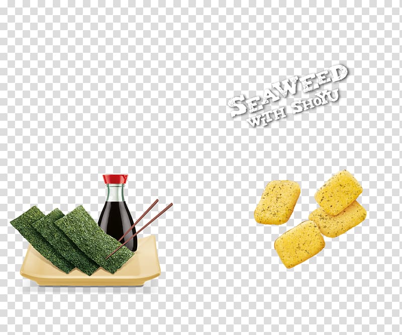 Vegetarian cuisine Food, nori seaweed transparent background PNG clipart