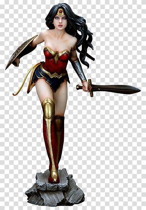 Wonder Woman Action & Toy Figures DC Comics Statue, Luis Royo transparent background PNG clipart