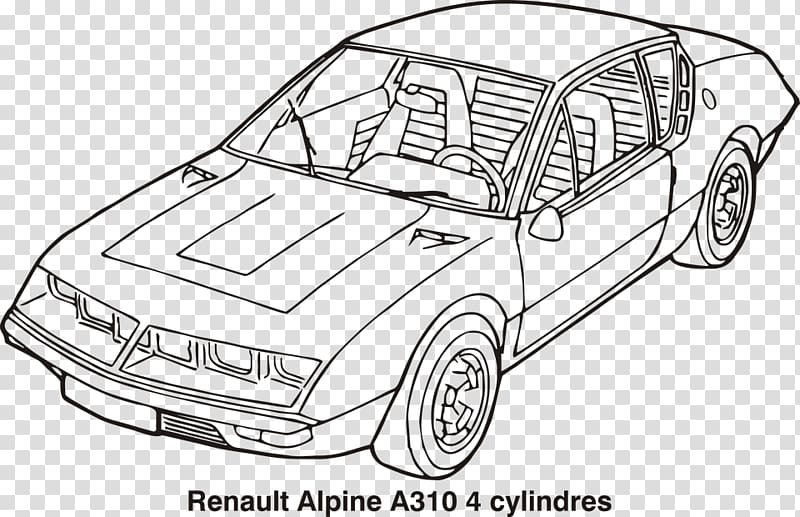 Alpine A310 Renault Clio Car, renault transparent background PNG clipart