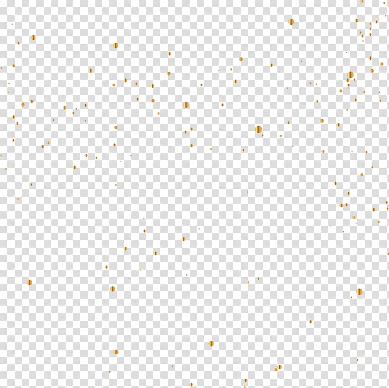 yellow circles scattered around , Petal Rose, Golden snowflakes snow transparent background PNG clipart