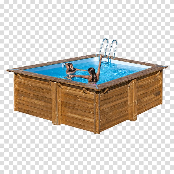 Swimming pool Hot tub Piscine en bois Wood Garden, piscina transparent background PNG clipart