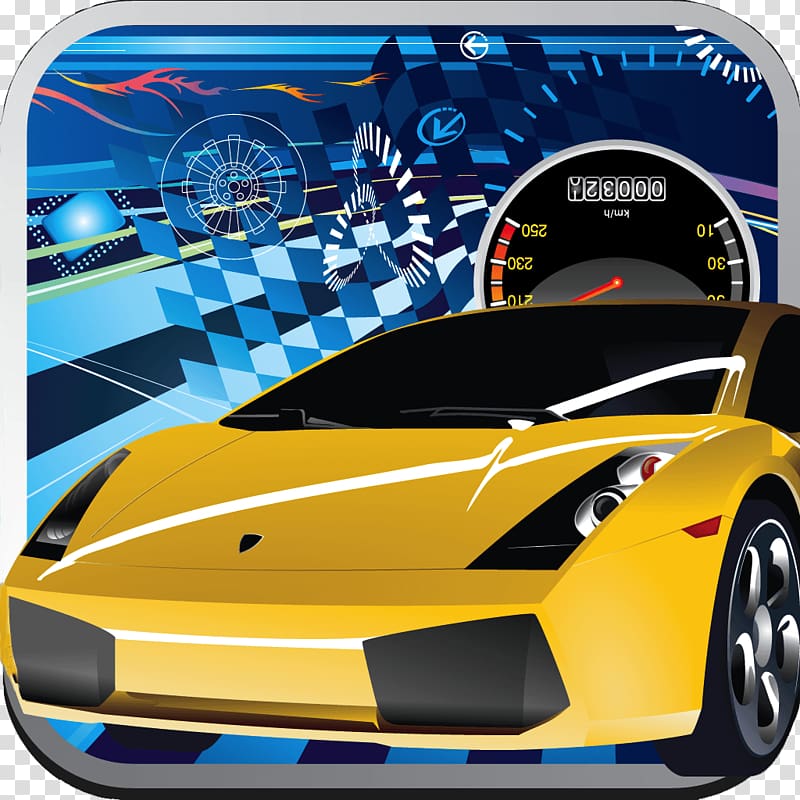 Lamborghini Gallardo Car Racing video game, car transparent background PNG clipart