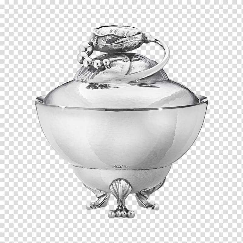 Sterling silver Coffee Sugar bowl, sugar bowl transparent background PNG clipart