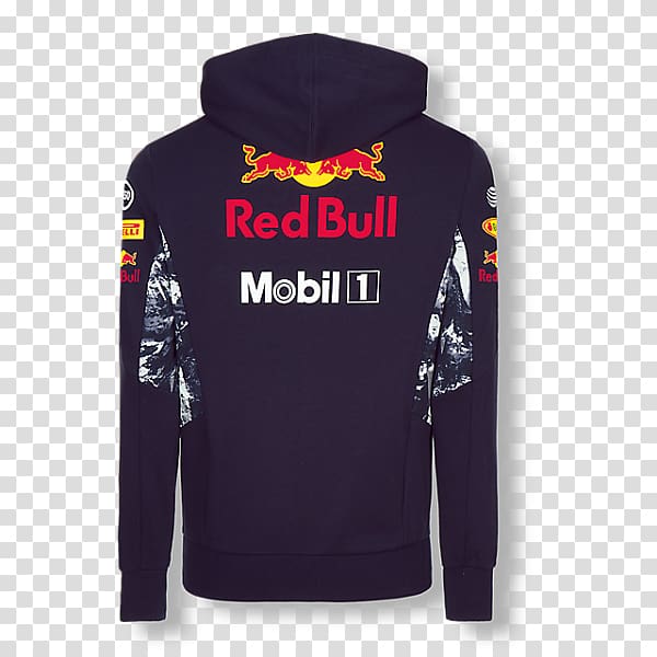 Red Bull Racing Team Hoodie Formula 1, formula 1 transparent background PNG clipart