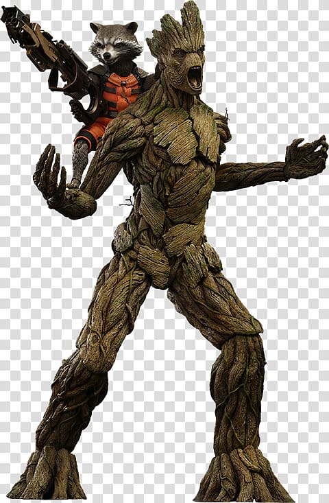 Rocket Raccoon Groot Gamora Star-Lord Drax the Destroyer, rocket raccoon transparent background PNG clipart