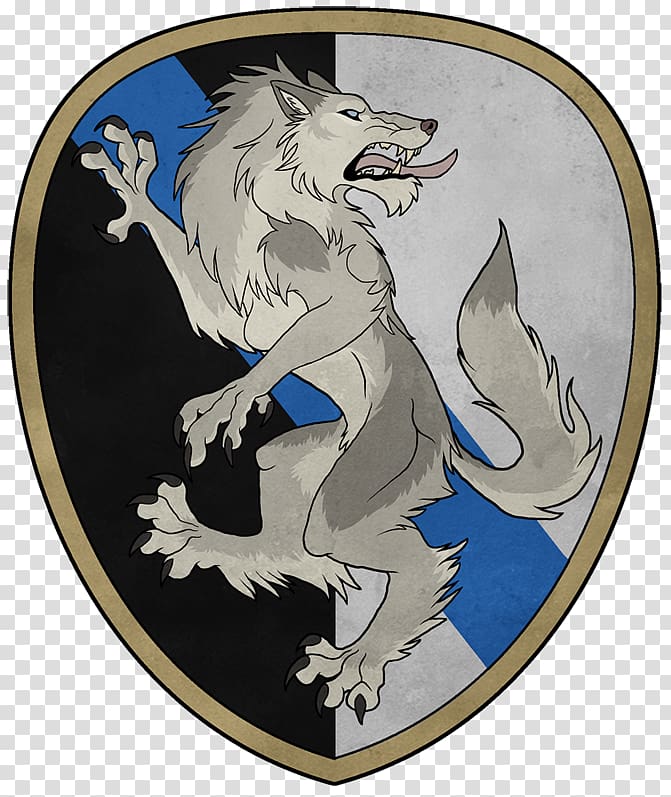 Gray wolf Coat of arms Heraldry Escutcheon Werewolf, werewolf transparent background PNG clipart