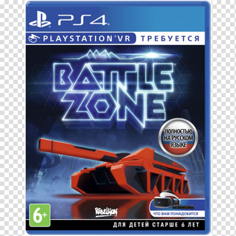 Battlezone PlayStation VR PlayStation 4 Game, catalog cover transparent background PNG clipart