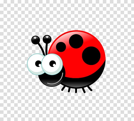 red ladybird transparent background PNG clipart