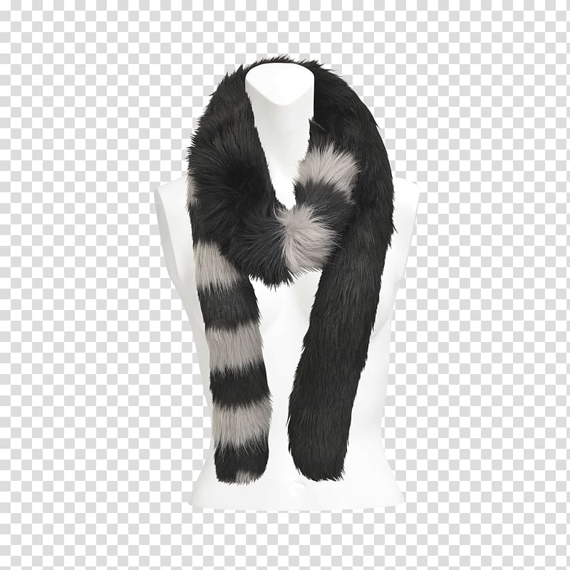 Fake fur Scarf Candy cane Collar, fur shawl transparent background PNG clipart