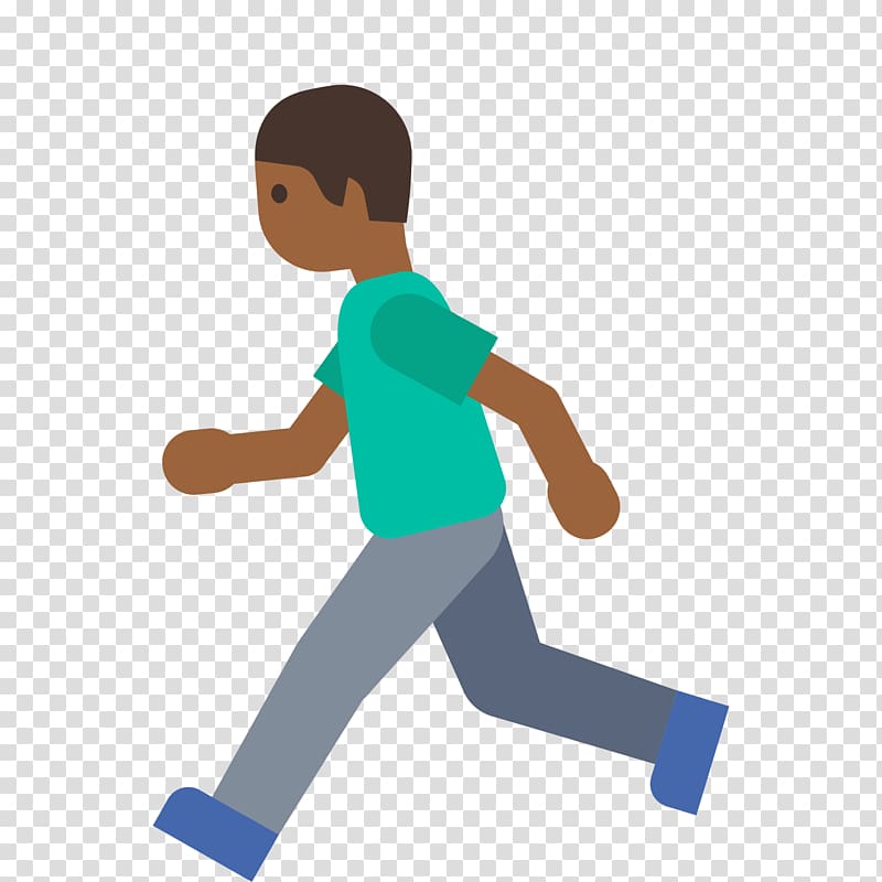 Running Emoji Walking Noto fonts WhatsApp, running man transparent background PNG clipart