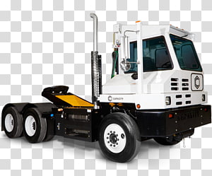 Terminal tractor Capacity Trucks Semi-trailer truck Car, lawn jockey transparent background PNG clipart thumbnail