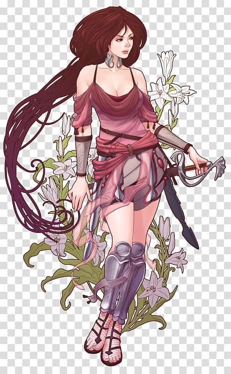 Abyss Odyssey Art Nouveau Game Character, others transparent background PNG clipart
