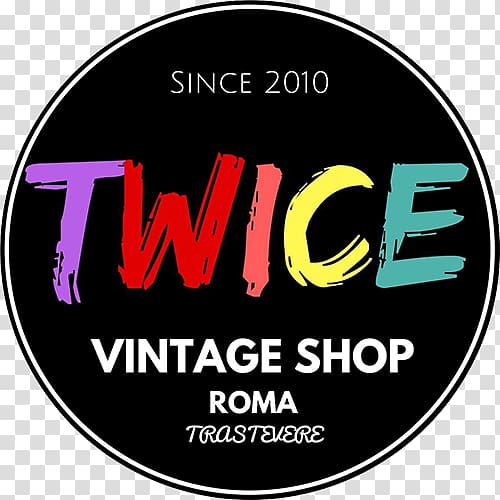 Twice Vintage Shop Vintage clothing EMPORIO 591 B&B Twice, twice logo transparent background PNG clipart