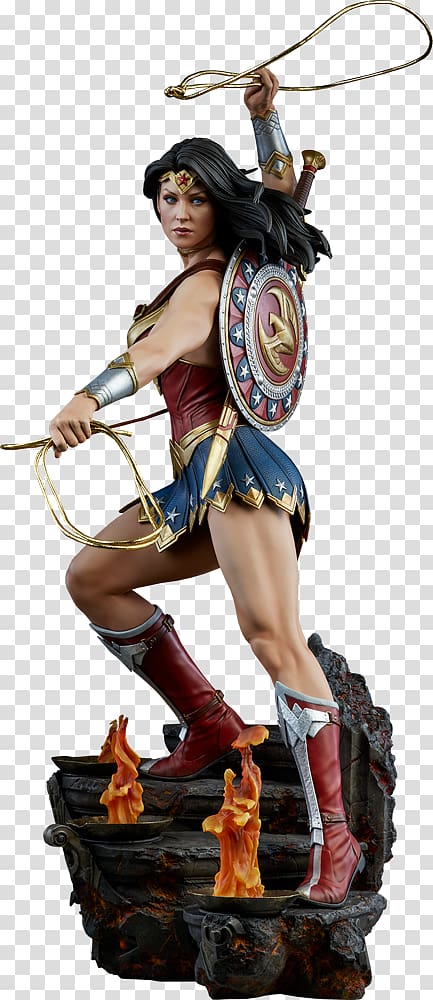 Wonder Woman Batman v Superman: Dawn of Justice Themyscira Sideshow Collectibles, Wonder Woman transparent background PNG clipart