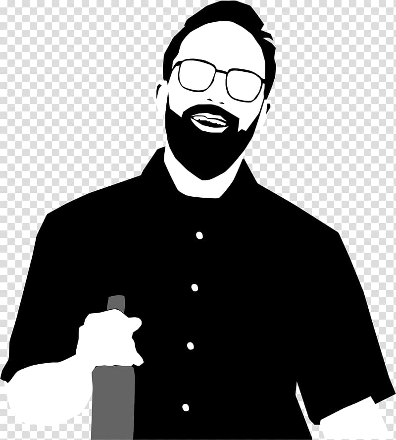 Portrait, hipster transparent background PNG clipart