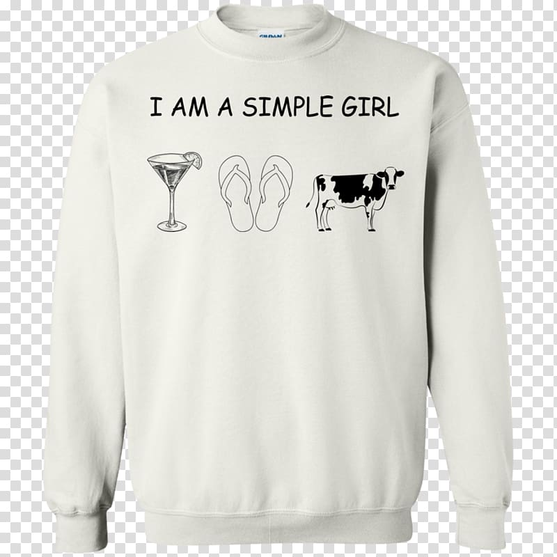 Hoodie T-shirt Sweater Bluza, cow girl transparent background PNG clipart