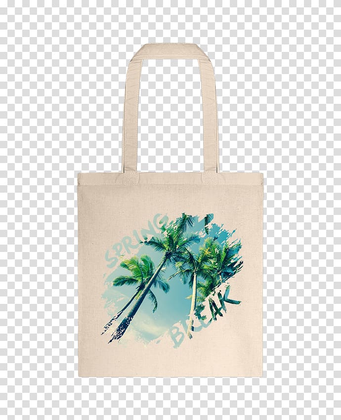 T-shirt Tote bag Handbag Canvas, Spring Break transparent background PNG clipart
