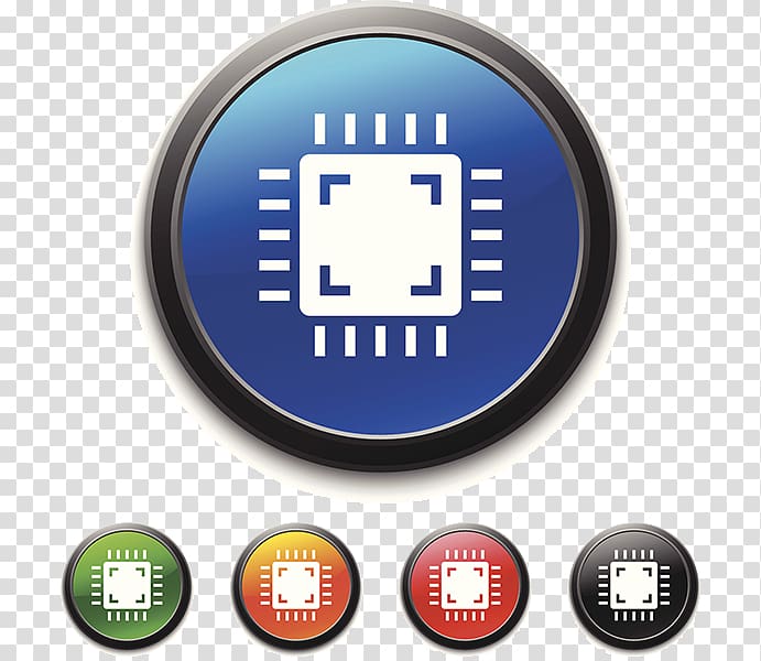 Technology Integrated circuit Icon, Chip icon transparent background PNG clipart