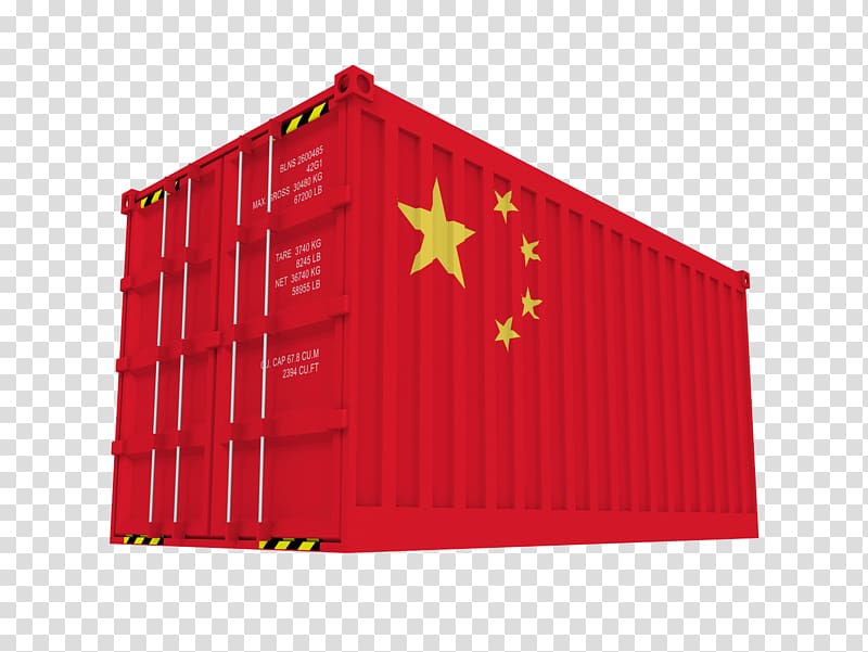 China Import Export International trade, container transparent background PNG clipart
