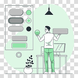 illustration, Button style, options, designer, design, interface, settings, ux transparent background PNG clipart thumbnail