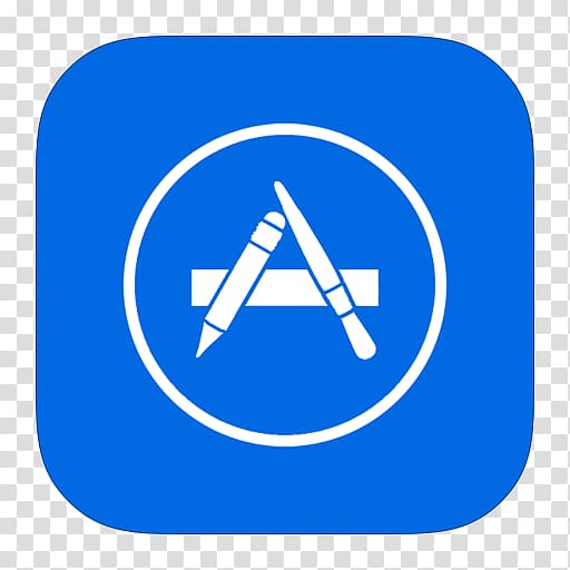 Blue area text symbol, MetroUI Apps Mac App Store, Appstore logo  transparent background PNG clipart | HiClipart