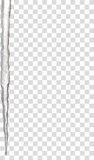 Single Long Icicle transparent background PNG clipart thumbnail