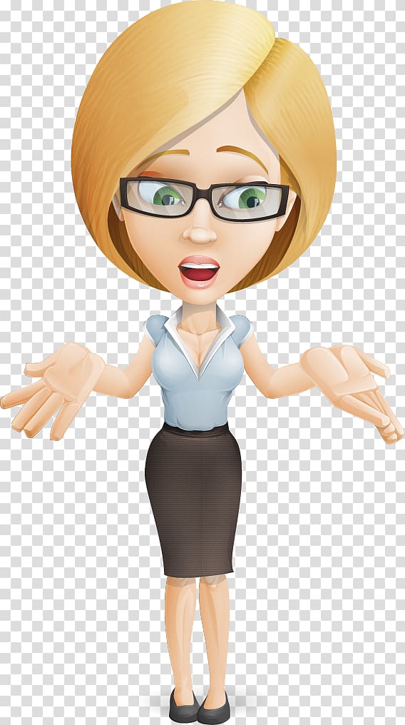 Businessperson Accountant Cartoon, Woman's Day transparent background PNG clipart