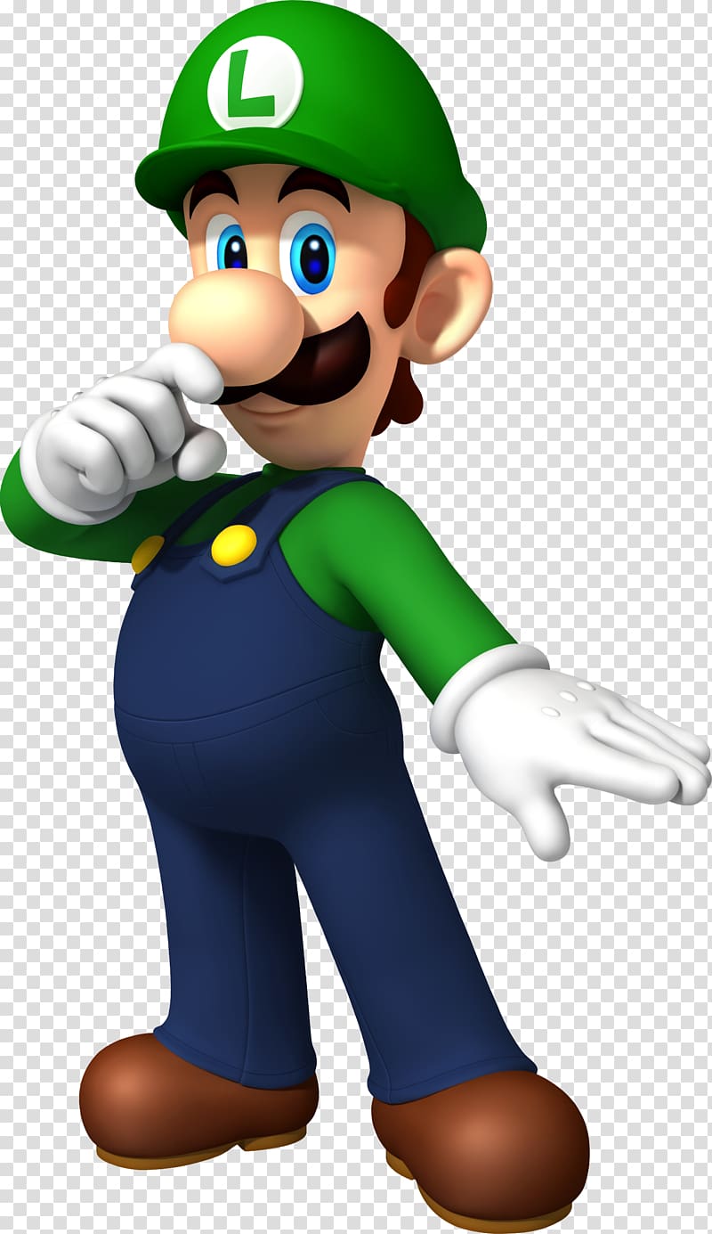 Super Mario Luigi illustration, Mario Kart Wii Super Mario Bros. Mario Kart DS Mario Kart 64, Luigi Pic transparent background PNG clipart