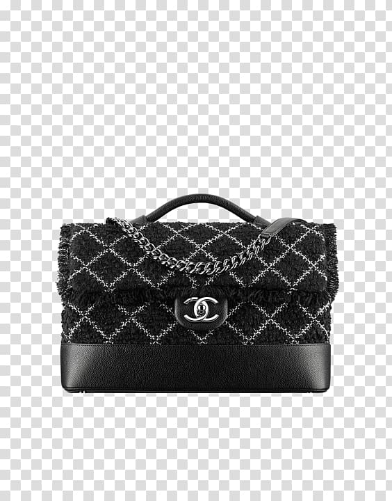 Chanel Handbag Tweed Fashion, grained transparent background PNG clipart