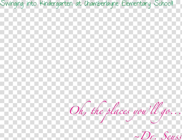 Document Handwriting Pink M, oh the places you'll go transparent background PNG clipart