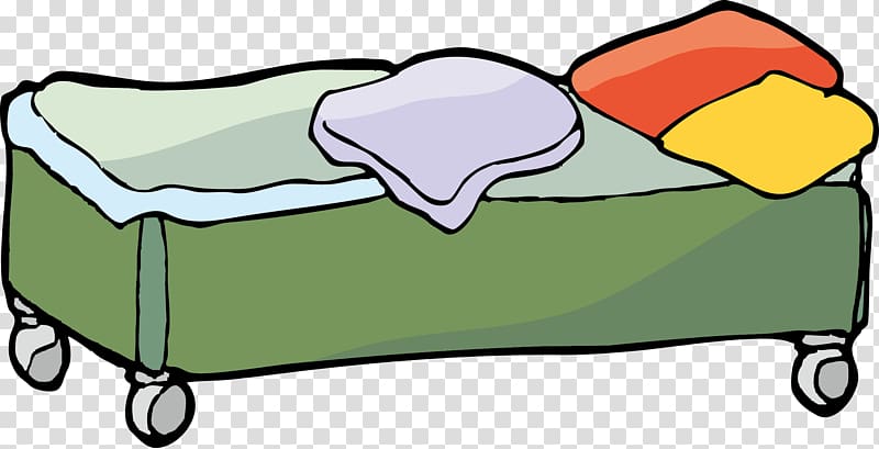 Table Bed Cartoon , Creative pulley bed transparent background PNG clipart