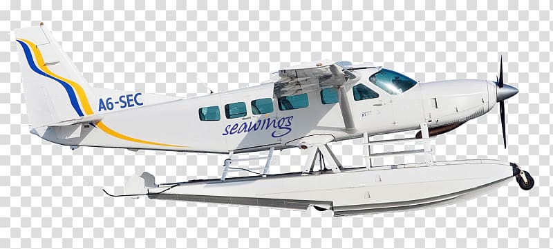 Cessna 206 Water transportation Aircraft Propeller Radio-controlled toy, aircraft transparent background PNG clipart