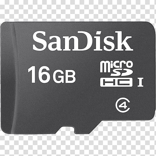 MicroSD Secure Digital Flash Memory Cards SanDisk Card, Computer transparent background PNG clipart
