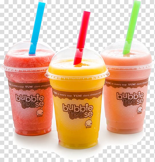BubbleTease Orange drink Restaurant Health shake Vaughan, bubble tea cup recipe transparent background PNG clipart
