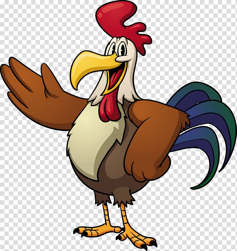 Foghorn Leghorn Cartoon Rooster, rooster transparent background PNG clipart